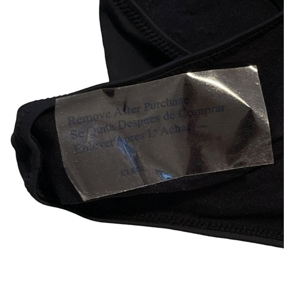 Stella McCartney One Piece Swimsuit Small Black Falabella Chain Detail Italy NEW - Picture 10 of 16